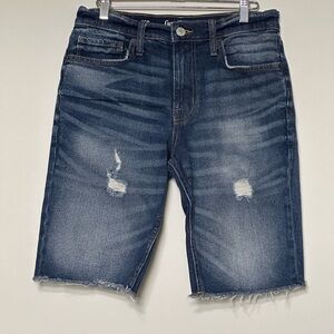 Goodfellow & Co Men's Blue‎ Distressed Jean Shorts Size 30 Slim Flex NWOT